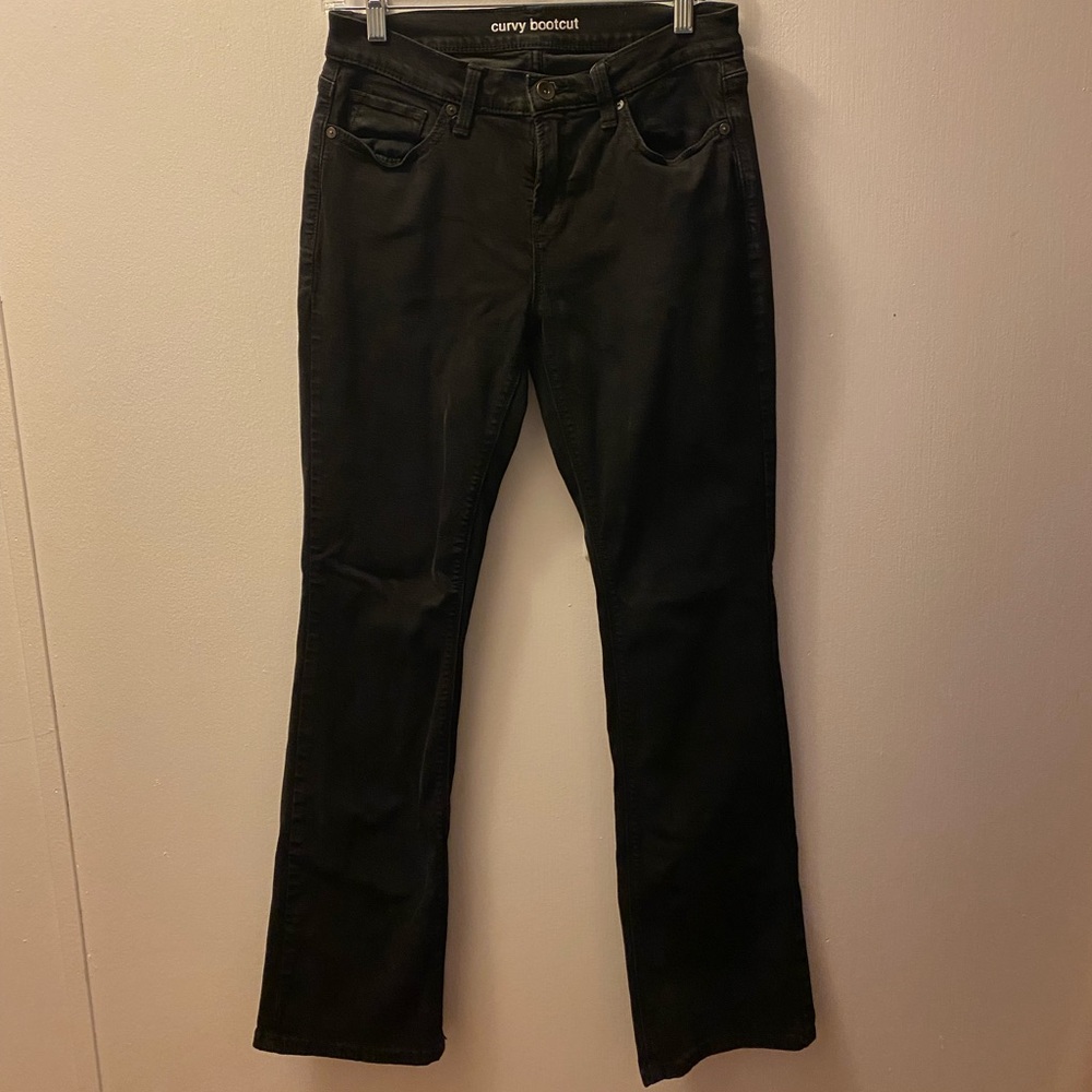 Black Bootcut Jeans